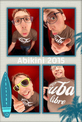 Fotobox Ausdruck Abiball - Abikini - 2er set