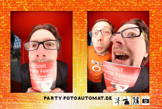 Fotobox Messe 2er Set in Farbe